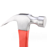 Marteau déchiqueteur multi-usages Marteau à clous avec manche en plastique rouge Marteau en titane thor