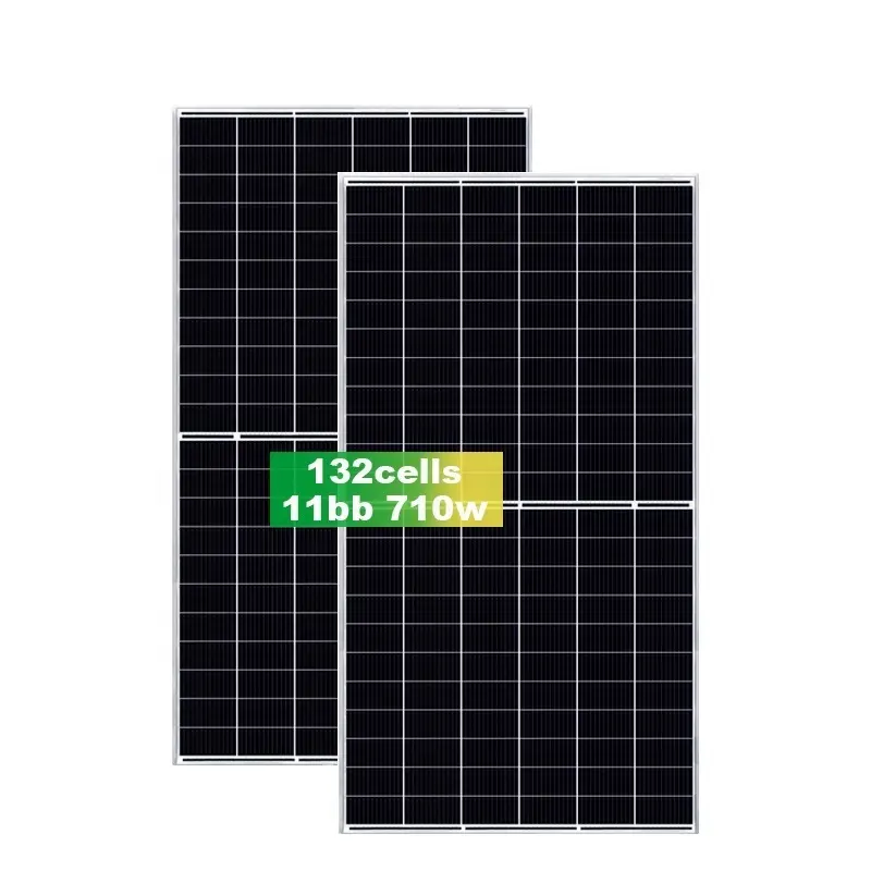 Panel de energía solar de alta potencia producto 695W Mono Paneles solares baratos con CE y TUV