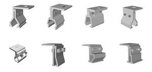 Support de montage de toit en étain <span class=keywords><strong>solaire</strong></span> pour structure de joint de support de toit en métal photovoltaïque avec crochet de <span class=keywords><strong>fixation</strong></span> pour le serrage de toit de l'abri de voiture - Product Image 6