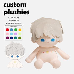 10cm Kpop-Puppe ASTM CE ODM OEM Handgefertigte Puppen Maßgeschneiderte Maskottchen-Plüschtiere Kundenspezifische Plüschpuppe mit Kleidung - Product Image 2