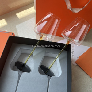 Venta al por Mayor de Fábrica: Copa de Vino Tinto de Cristal Hecha a Mano, Moderna y de Lujo, Color Borgoña, para Restaurante - Product Image 6