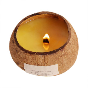 Bougies d'aromathérapie à la cire de soja faites à la main coquille de noix de coco parfum de maison créatif pour une ambiance saine pour la boîte-cadeau de la Saint-Valentin - Product Image 3