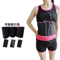 Ceinture de sudation pour la perte de poids, accessoire de sport et fitness, amincissante, respirante, brûle-graisse, en SBR gaufré, tailles S/M/L, vente en gros usine