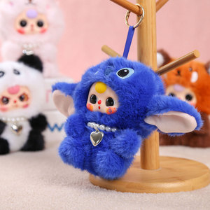 Peluche Coniglio Trasformabile, Bambola Animale per Giovani 15-35 <span class=keywords><strong>Anni</strong></span>, Giocattolo Carino in Peluche con Imbottitura in Cotone PP, Piccola Statuetta, <span class=keywords><strong>Regalo</strong></span> per Ragazze - Product Image 4