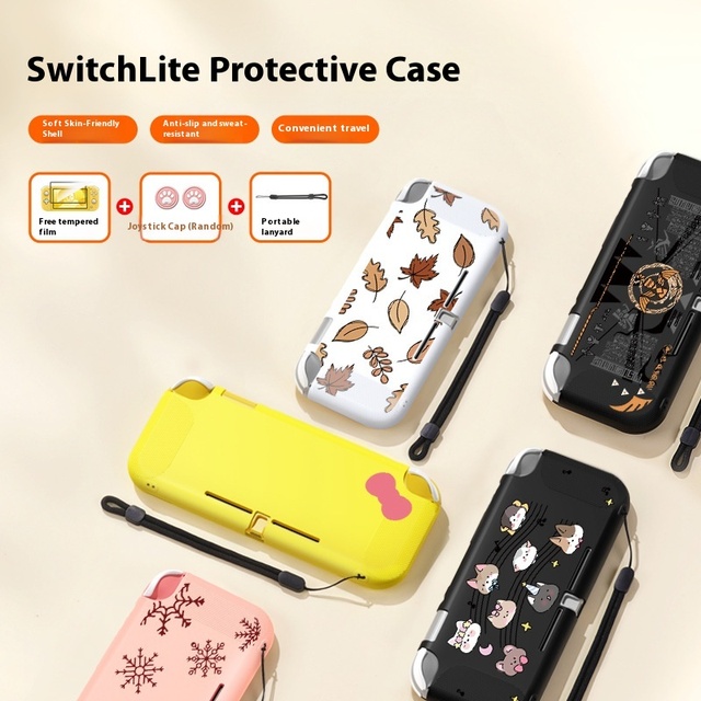 Jemdo Full Coverage Silicone Shockproof Skin Protector Case for Switch Lite