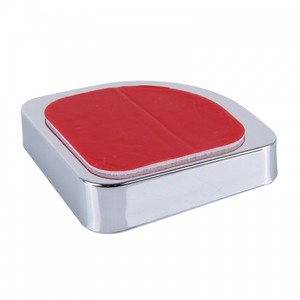 Chrome 360 Tipo de prensa rotativa Espejo retrovisor para automóvil Espejo pequeño para automóvil Visión grande Asistencia de marcha atrás Espejo de punto ciego - Product Image 5