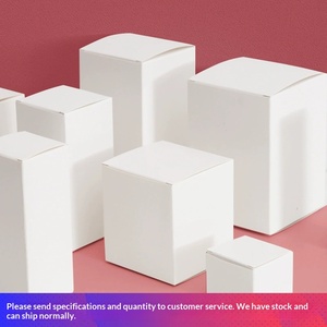 Wholesale Square <b>White</b> Cardboard <b>Boxes</b> Thickened Blister Packaging Custom Blind Box Design - Product Image 4