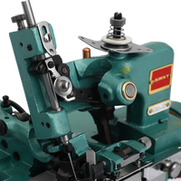 Machine à coudre surjeteuse portable haute vitesse JUKKY GN1-1D pour tricots, mini-machine électrique domestique à 3 fils