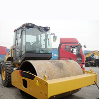 Compacteur de sol manuel à tambour unique de 12 tonnes, rouleau compresseur routier XS122