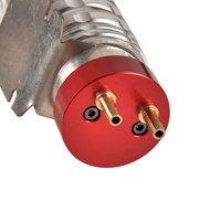 Pompe à carburant électrique pour modèle d'avion RC, boîtier à ailettes en aluminium, double ports à barbillon en laiton de 4 mm, FPVTD015