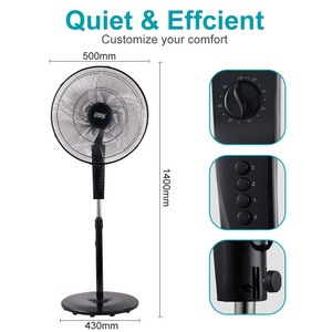 Winningstar Cross-Border Stand <b>Fan</b> Hot Selling 18-inch Home Use 55W Oscillating Portable Floor <b>Fan</b> - Product Image 3