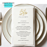 Cartes de vœux personnalisées en gros, impression numérique, carton fantaisie de haute qualité, pelliculage offset pour mariages, événements, hôtellerie
