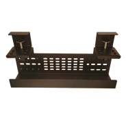 Organisateur de câbles de bureau rétractable en acier au carbone CHICON, type crochet, sans perçage, écologique, durable, plateau de rangement de bureau
