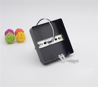 Accessoires d'éclairage, pièces détachées, supports de lampe murale carrés en fer E27 et bases de lampe