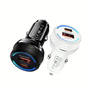 Cargador de Coche con Carga Rápida USB QC3.0+Tipo C para Teléfono Móvil, Compatible con Phone 16, 15ProMax y Samsung - Product Image 1
