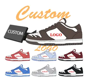 Großhandel Original-Logo retro Herren Damen Skateboard Hersteller Basketball lässige Lederschuhe niedrige Spitze individuelle Schuhe