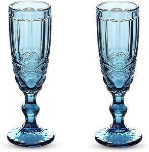 Copas de Champán Vintage con Patrones de Diamantes, <span class=keywords><strong>Precio</strong></span> de Fábrica, Copas de <span class=keywords><strong>Vino</strong></span> de Cristal de 5 oz, Colores Creativos, Copas Vintage de Colores - Product Image 5