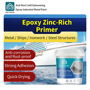 Peinture époxy résistante aux intempéries, argent <span class=keywords><strong>galvanisé</strong></span>, antirouille, revêtement liquide anti-corrosion pour métaux industriels - Product Image 6