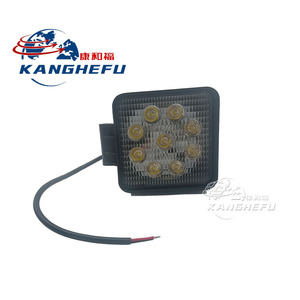 Áp dụng cho xe nâng Phụ Kiện Xe nâng Led Đèn Pha lắp ráp 12-80V 9 Đèn hạt vuông phổ ánh sáng - Product Image 2