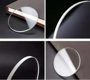 Custom Ultra Thin Tempered Glass Extra Clear Tempered Round Glass Discs For Flashlight Lens