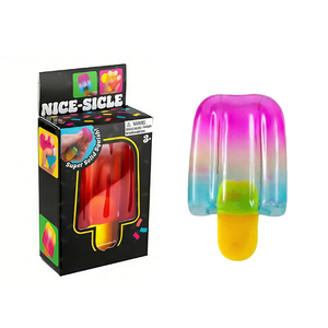 Jouets anti-stress à rebond lent en TPR coloré, en forme de bâtonnet de crème glacée, avec remplissage de maltose, pour enfants et adultes - Meilleures ventes - Product Image 1