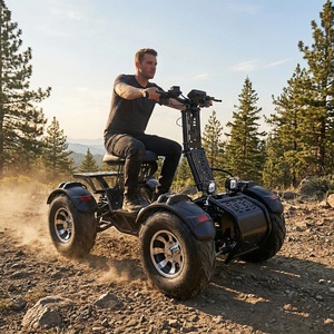 Scooter de chasse <span class=keywords><strong>électrique</strong></span> pliable et étanche <span class=keywords><strong>10000W</strong></span> 4x4 tout-terrain ATV <span class=keywords><strong>Quad</strong></span> pour adultes, autonomie 80 km - Product Image 5