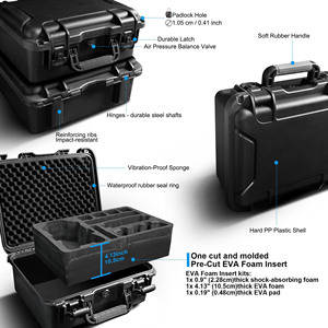 Free sample <b>Eva</b> CASE FACTORY Shockproof Carrying Zipper Case With Plastic Handle <b>EVA</b> Bags & Cases For Drone and RC lanyard - Product Image 3