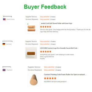 LEECORK Fabricante directo Corcho Balance Board Set Ejercicio Medio rodillo Corcho Set Cork Balance Trainer - Product Image 6