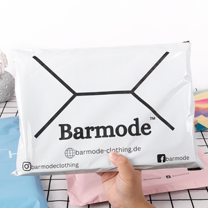 ¡Hola! Bolsa de Correo de Polipropileno 100% Compostable y Biodegradable para Ropa, Color Azul Nude, Bolsas de Embalaje para Envío Personalizadas con Logotipo - Product Image 5