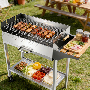 <span class=keywords><strong>Barbecue</strong></span> portable en acier inoxydable sans fumée pour jardin et fêtes en plein air, vente en gros OEM/ODM - Product Image 4