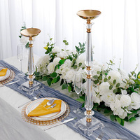 Accessoires de mariage de style européen, support à fleurs de style trompette, centre de table pour hôtel, maison, salle de banquet, décoration de table