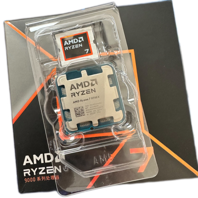 New Original for 7 9700X CPU with 4nm 3.8GHz Eight Cores 32MB L3 Cache 65W Socket AM5 Processor for Desktop