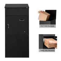 Boîte aux lettres métallique antivol personnalisée auto-ramassage armoire à usage domestique emballage tricolore étanche pour colis personnel pas de porte