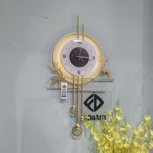 46x80CM <span class=keywords><strong>M</strong></span> Große Wanduhr aus Metall mit LED-Nachtlicht, personalisierte Wandkunst, Dekoration für Zuhause, Hängeuhr, Dropshipping DDP - Product Image 5