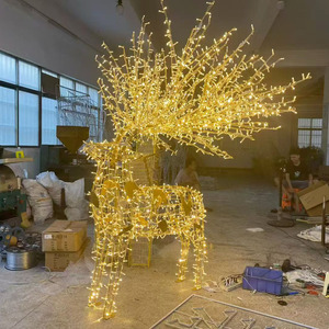 Lumières décoratives LED <span class=keywords><strong>de</strong></span> Noël / Éclairage <span class=keywords><strong>de</strong></span> <span class=keywords><strong>vacances</strong></span> extérieur et intérieur pour parcs / hôtels, décorations <span class=keywords><strong>de</strong></span> Noël, sculptures lumineuses étanches - Product Image 2