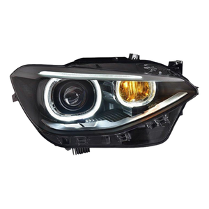 DOS pour <span class=keywords><strong>BMW</strong></span> <span class=keywords><strong>Série</strong></span> <span class=keywords><strong>1</strong></span> F20 Bloc optique 2012-<span class=keywords><strong>2015</strong></span> Modifié bas de gamme Haut de gamme Angel Eye Lentilles LED Phares - Product Image 3