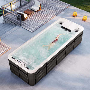 Acryl Marmor Material Endless Swim Spa Pool Drop-In Installation styp Balboa Outdoor Whirlpool <span class=keywords><strong>Massage</strong></span> Exportiert Europa USA - Product Image 5
