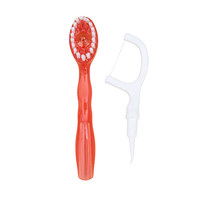 Brosse à dents à billes aromatisées, sans eau, sans dentifrice, jetable, pré-encollées, pour l'hygiène buccale en voyage et en déplacement professionnel