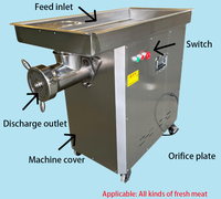 Hachoir à viande de mouton commercial résistant réfrigéré à bas prix refroidi hachoir 220v Machine pour hachoir à viande fraîche