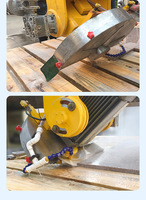 Routeur CNC de bureau, découpeuse de carreaux électrique à jet d'eau, entièrement automatique, pour la découpe de dalles de pierre à chanfreinage à 45 degrés, 15 kW
