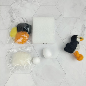 Tự làm thủ công Dễ Thương len tùy chỉnh cảm thấy Bộ dụng cụ động vật Đồ trang trí búp bê len thủ công giáo dục sáng tạo cảm thấy đồ chơi động vật - Product Image 6