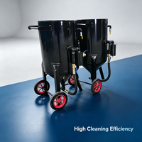 Machine de sablage vertical 0,4 m³ avec sablage stable pour le nettoyage des structures en acier