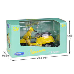 Modelo <span class=keywords><strong>de</strong></span> motocicleta <span class=keywords><strong>de</strong></span> aleación Welly 2020 Vespa GTS Super 1:12, juguete <span class=keywords><strong>de</strong></span> simulación fundido a presión - Product Image 6