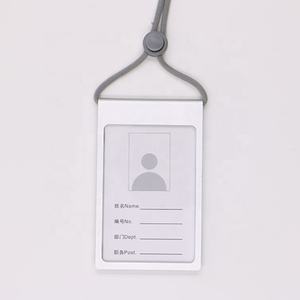 <span class=keywords><strong>Porte</strong></span>-<span class=keywords><strong>badge</strong></span> d'employé de bureau élégant en alliage d'aluminium, accessoire en métal - Product Image 4