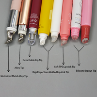 Tubes à Rouge à Lèvres Cosméétiques à Presser de 5-20ml avec Tête en Silicone, Tubes à Baume, Bouchon Personnalisé