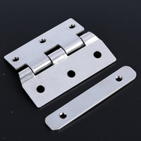 Charnière de porte sécurisée en acier inoxydable 304 pour armoire de cuisine, accessoires industriels pour yachts, hotte aspirante, armoire de stockage de produits chimiques de laboratoire