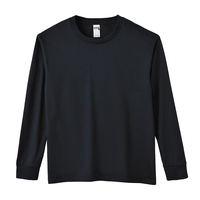T-shirts longs pour hommes, personnalisés, 100% coton, tricoté, lourd, anti-plis, respirant, écologique, col rond, coupe classique, vierges