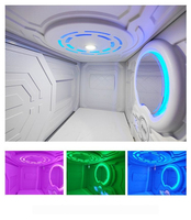 Nouveau modèle très demandé : Lit capsule spatiale intelligent, Pod de couchage d'aéroport, Lit capsule hôtelier superposé, Pod ignifuge de luxe, Lit capsule spatiale à vendre
