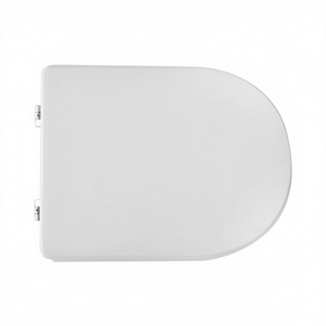 Asiento de inodoro para Celia, forma de florero, 7 bisagras blancas, 50.5 cm de largo, 37.5 cm de ancho, 7 cm de altura - Product Image 3