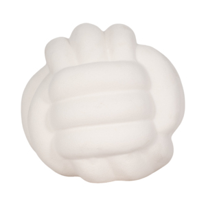 Scultura moderna in ceramica Stoneware Knot Orb per decorare scaffali di casa, ufficio e bagno - Product Image 1
